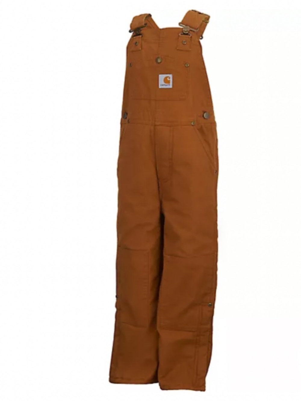 Boys Carhartt Quilted Bib Overalls - Picture 1 of 7